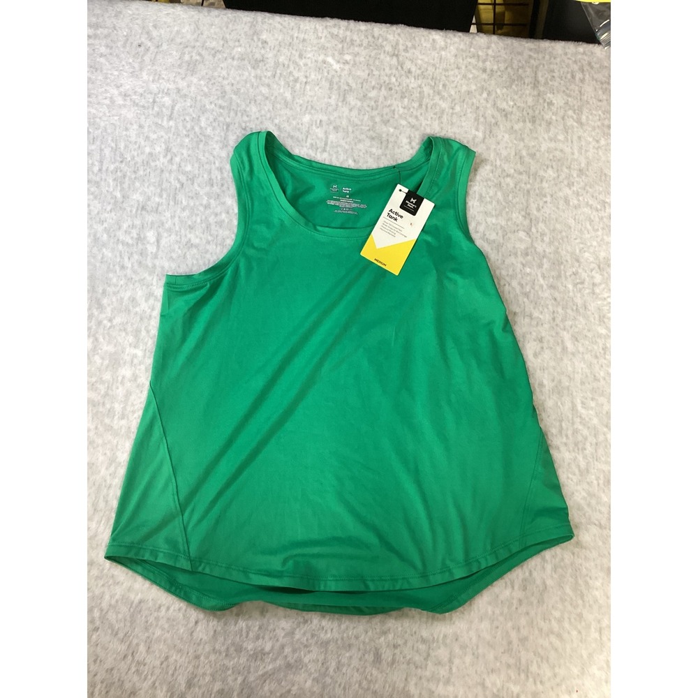 Member's Mark Womens Active Tank Top Veronese Green Medium SW1106T NWT